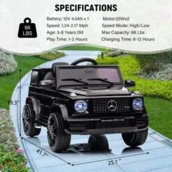 Kids 12V Ride On Car, Hetoy Licensed Mercedes Benz G63 Kids Car W/Remote Control 10 Kids 12V Ride On Car, Hetoy Licensed Mercedes Benz G63 Kids Car W/Remote Control -Home Decor Store GUEST 00c4efee c820 4c10 9145 ada822d7da79