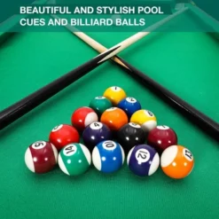 5 Ft Folding Pool Table Portable Foldable Billiards Table For Kids And Adults Pool Game Table With 2 Cue Sticks 16 Balls Triangle Chalk -Home Decor Store GUEST 02f2777c 33d4 4214 8c42 b0b8b0fceeb3