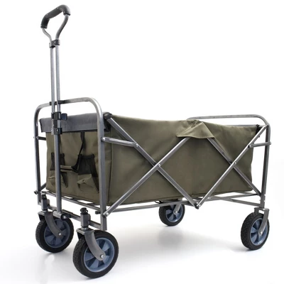 Collapsible Foldable Wagon, Portable Collapsible Wagon Carts, Beach Large Capacity Heavy Duty Folding Wagon For Sports, Shopping, Camping, Hiking 6 Collapsible Foldable Wagon, Portable Collapsible Wagon Carts, Beach Large Capacity Heavy Duty Folding Wagon For Sports, Shopping, Camping, Hiking - Image 6