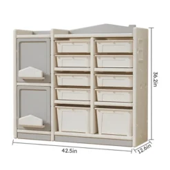 Toy Storage Organizer Bookshelf Multipurpose Toys Organization Chest For School, Bedroom, Playroom Or Nursery -Home Decor Store GUEST 037316bd a5f6 437c a3cf a71c8f3112ae