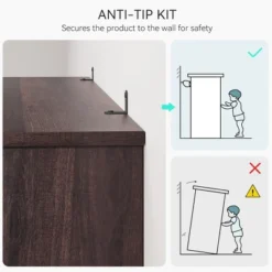 5 Tier Bookcase, Farmhouse Book Shelf With Storage Open Display Bookshelves, 71" Tall Book Case -Home Decor Store GUEST 070a55e6 51c3 4572 833c 233400f02c03