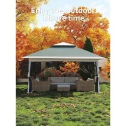 13x13FT Canopy Tent, Gazebo With Mosquito Netting, Adjustable Height Outdoor Gazebo -Home Decor Store GUEST 09343619 0253 47b5 a0c8 3526f7b5d088