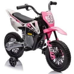 12V Electric Dirt Bike, Kids Electric Motorcycle With 25W*2 Motor, Twist Grip Throttle, Training Wheels, Spring Suspension -Home Decor Store GUEST 0a203310 ef2e 4417 87f2 9672a9244fee