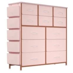12 Drawer Dresser For Bedroom, Tall Fabric Dressers & Chest Of Drawers, Fabric Storage Tower -Home Decor Store GUEST 0d271b37 6772 4366 9803 f324a5b2bc03