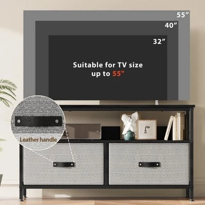 Dresser TV Stand 50 Inch Entertainment Center With Storage TV Stand For Bedroom Small TV Stand Dresser With Drawers And Shelves 5 Dresser TV Stand 50 Inch Entertainment Center With Storage TV Stand For Bedroom Small TV Stand Dresser With Drawers And Shelves - Image 5