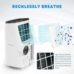Portable Air Conditioners, 14000BTU Air Cooler With Drying, Fan, Sleep Mode, 3 Speeds, 24H Timer Function, Remote Control, Cools Room Up To 750 Sq. Ft 13 Portable Air Conditioners, 14000BTU Air Cooler With Drying, Fan, Sleep Mode, 3 Speeds, 24H Timer Function, Remote Control, Cools Room Up To 750 Sq. Ft -Home Decor Store GUEST 0e4910bd 1c31 497d bf5f 95fdd18fb1dd