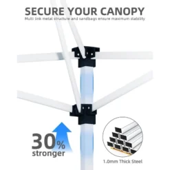 10x10 Pop Up Canopy Tent Outdoor Canopy With No Removable Sidewall,Heavy Duty Commercial Instant Tent Shelter -Home Decor Store GUEST 10dc462a 9285 4735 a193 f50b3de873c1