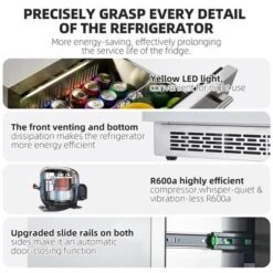 24 Inch Undercounter Refrigerators With Weatherproof Full Stainless Steel Body -Home Decor Store GUEST 138f62f4 e9a0 4c1e bee6 c5458b90791f