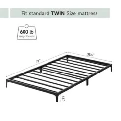 Whizmax 6 Inch Low Profile Bed Frame, Heavy Duty Metal Platform Bed Frame, Mattress Foundation, No Box Spring Needed -Home Decor Store GUEST 165ce6ee 7f30 4e96 be37 905e8aa60ad7