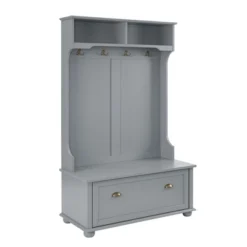 Hall Tree With Bench And Shoe Storage, Entryway Bench With 4 Coat Rack Hooks, Hallway Furniture Coat Tree For Entryway, Mudroom -Home Decor Store GUEST 1885ad61 ab1b 4b94 939d 63c94caec14e