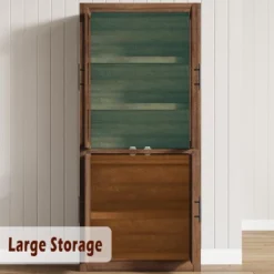 Tall Kitchen Pantry, Pantry Storage Cabinet With 2 Glass Doors & Adjustable Shelves, Farmhouse Freestanding Pantry Cupboard -Home Decor Store GUEST 18c98041 7b4f 470c b8ca b089072c0ed3