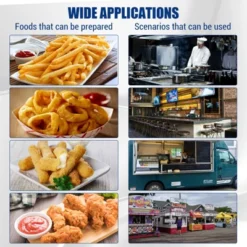 Commercial Deep Fryer With Basket, Stainless Steel Electric Counter-Top Fryer With Temperature Control For Restaurant And Home Use -Home Decor Store GUEST 19509e94 f499 4e4a b817 929eb4c13ce5