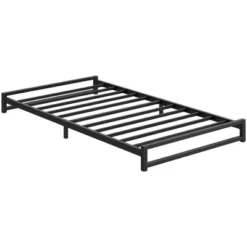 Whizmax 6 Inch Twin Size Bed Frame Heavy Duty Metal Platform Bed Frame, Steel Slats Support And Mattress Foundation, No Box Spring Needed, Black -Home Decor Store GUEST 19ced9dd 29ee 425a 99d5 a0445b52ee30