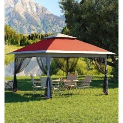13x13FT Canopy Tent, Gazebo With Mosquito Netting, Adjustable Height Outdoor Gazebo -Home Decor Store GUEST 1a85b1a6 7558 4594 8e93 325752cd5658