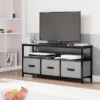 Dresser TV Stand, Entertainment Center With Storage, 55 Inch TV Stand For Bedroom Small TV Stand Dresser With Drawers And Shelves