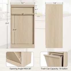 Whizmax Tilt Out Trash Cabinet, Hidden Trash Cabinet With 10 Gallon Storage, Freestanding Garbage Can Cabinet Laundry Hamper For Kitchen Dining Room 11 Whizmax Tilt Out Trash Cabinet, Hidden Trash Cabinet With 10 Gallon Storage, Freestanding Garbage Can Cabinet Laundry Hamper For Kitchen Dining Room -Home Decor Store GUEST 1b43f21f 5b2e 439b be92 4ecc455e6df7