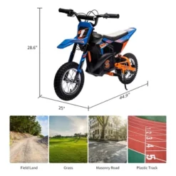 24V Electric Off-Road Motorcycle,250W Motor 13.6MPH Fast Speed Motocross,Leather Seat Dirt Bike -Home Decor Store GUEST 1d001abc 07e0 4dfc 91d0 dedc786a4a13