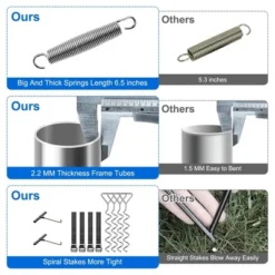 12FT Trampoline, Recreational Trampolines With Enclosure Net And Ladder -Home Decor Store GUEST 1d949274 0273 4ffd 852b 18b7be7e6639