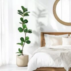 Whizmax Artificial Fiddle Leaf Fig Tree, Faux Trees With Fake Plants Fiddle Leaves Greenery With White Planter For Home Office Decor 13 Whizmax Artificial Fiddle Leaf Fig Tree, Faux Trees With Fake Plants Fiddle Leaves Greenery With White Planter For Home Office Decor -Home Decor Store GUEST 1debf211 eedc 43a1 b794 7a5e6a3ecfaf