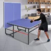 Professional Outdoor Table Tennis Tables,8FT Indoor/Outdoor Portable Ping Pong Table Game With Net For Adults/Teens