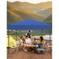 10'x10' Pop Up Canopy Tent Easy To Set Up And Take Down, With 4Pcs Sidewalls, Portable Instant Commercial Canopy For Patio, Outdoor, Camping, Black -Home Decor Store GUEST 20a8d900 1be8 4b74 abd6 2e7b2a9f94c6