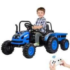Garvee 12V Kids Ride On Tractor With Trailer, Electric Tractor With Remote Control,Safety Belt,for Boys Girls -Home Decor Store GUEST 243ab329 a41a 46b1 969a ad45c32a5443