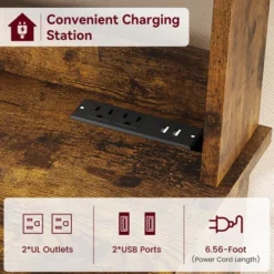 Microwave Stand Bakers Rack Cabinet, Farmhouse Wooden Storage Cabinet With Power Outlet With Thickened Counter 13 Microwave Stand Bakers Rack Cabinet, Farmhouse Wooden Storage Cabinet With Power Outlet With Thickened Counter -Home Decor Store GUEST 25c2fef9 c15d 44e2 b923 0a6836980c2e