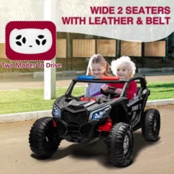 24V 2 Seater Kids Ride On UTV Car W/Remote Control, 4WD Powerful Electric Vehicle -Home Decor Store GUEST 27277c41 1ed6 42c8 ae9a ed094e2ebd53