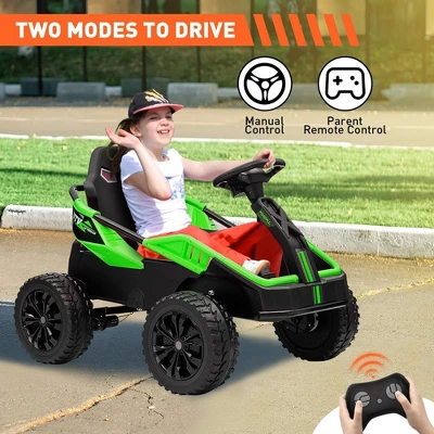 24V 4x4 Ride On Toy For Big Kids, 4x85W 6MPH Ride On UTV Car W/Parent Remote 4 24V 4x4 Ride On Toy For Big Kids, 4x85W 6MPH Ride On UTV Car W/Parent Remote - Image 4