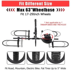 E Bike Racks For Tow Hitch 2 Bike,Heavy Duty Car Bike Racks For 2 Inch Receiver,Bike Carrier For Car,Foldable Bicycle Carrier Platform, -Home Decor Store GUEST 2f8fbc79 ca81 4b9a 82df 74935e144ddb