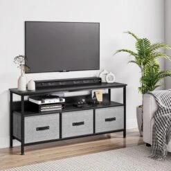 Dresser TV Stand, Entertainment Center With Storage, 55 Inch TV Stand For Bedroom Small TV Stand Dresser With Drawers And Shelves -Home Decor Store GUEST 2ff0eb8a d4fa 4883 b2b0 398b1645bc51