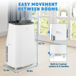 Portable Air Conditioners, 14000BTU Air Cooler With Drying, Fan, Sleep Mode, 3 Speeds, 24H Timer Function, Remote Control, Cools Room Up To 750 Sq. Ft 11 Portable Air Conditioners, 14000BTU Air Cooler With Drying, Fan, Sleep Mode, 3 Speeds, 24H Timer Function, Remote Control, Cools Room Up To 750 Sq. Ft -Home Decor Store GUEST 335251ce f94e 4923 8719 d12a054ee11a