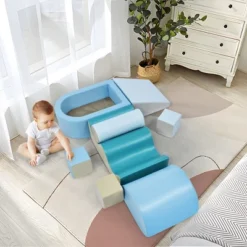 Indoor Climb & Crawl Playset, Soft Foam Block Activity Play Structures, Indoor Climbing Toys Crawling Foam Blocks For Toddlers 1+ 16 Indoor Climb & Crawl Playset, Soft Foam Block Activity Play Structures, Indoor Climbing Toys Crawling Foam Blocks For Toddlers 1+ -Home Decor Store GUEST 35c12662 6a58 434a 9592 4a4611c7e846