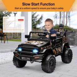 Electric Car For Kids, 12V Ride On Truck Car With Remote Control Spring Suspension -Home Decor Store GUEST 37abed65 3819 4631 b0f2 24cec8e9e642