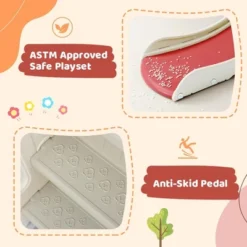 4 In 1 Kids Slide And Swing Set, Kids Playground Climber Slide Playset Includes Slide, Swing, Basketball Hoop, And Climber 11 4 In 1 Kids Slide And Swing Set, Kids Playground Climber Slide Playset Includes Slide, Swing, Basketball Hoop, And Climber -Home Decor Store GUEST 38726260 f784 4d41 bb58 605b8369e8f0