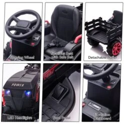 12V Kids Ride On Tractor With Trailer, Battery Powered Electric Vehicles Toy With 35W Dual Motors 14 12V Kids Ride On Tractor With Trailer, Battery Powered Electric Vehicles Toy With 35W Dual Motors -Home Decor Store GUEST 3a9ce281 cdf6 4e5a 9aaa 346c4c33f1cd