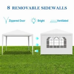 10'x10' Party Tent Commercial Gazebo Tent With 4 Removable Wall Window Zipper Door Portable Canopy Tent For Outdoor Event Wedding Party Bench 16 10'x10' Party Tent Commercial Gazebo Tent With 4 Removable Wall Window Zipper Door Portable Canopy Tent For Outdoor Event Wedding Party Bench -Home Decor Store GUEST 3addee8f 3b62 4813 b440 f6ac3f0208fe
