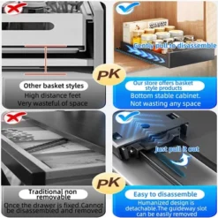 Pull Out Cabinet Organizer, Carbon Steel Pull Out Drawers For Cabinets Slide Out Pantry Shelves, Pull-Out Home Organizers For Kitchen Bathroom Pantry 14 Pull Out Cabinet Organizer, Carbon Steel Pull Out Drawers For Cabinets Slide Out Pantry Shelves, Pull-Out Home Organizers For Kitchen Bathroom Pantry -Home Decor Store GUEST 40d8fb66 44b7 4052 8c97 299fb7185833