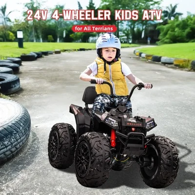 Two Seater 24V Kids ATV, 4x4 Kids Electric 4 Wheeler Quad Ride On Car Toy 5 Two Seater 24V Kids ATV, 4x4 Kids Electric 4 Wheeler Quad Ride On Car Toy - Image 5