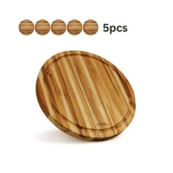 4pcs/5pcs Kitchen Wooden Cutting Boards With Groove Knife-Safe Rectangular/Round Serving Boards Housewarming Gift -Home Decor Store GUEST 46eb2543 4317 4363 99e5 a76ba11c04c8