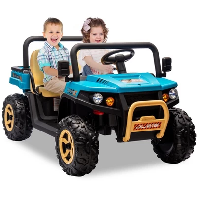 24v Ride On Dump Truck, 2 Seater Electric Ride On Car Toy For Kids, Battery Powered UTV 8 24v Ride On Dump Truck, 2 Seater Electric Ride On Car Toy For Kids, Battery Powered UTV - Image 8