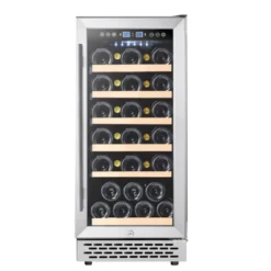 15 Inch Wine Fridge, 28 Bottles Wine Cooler Refrigerator Built-In Or Freestanding, Wine Refrigerator With Double-Layered Glass Door & Safety Lock -Home Decor Store GUEST 4b08c9ad e8d0 4e4b a1f8 226b387ac9f7