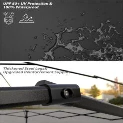 10'x10'Pop Up Canopy Tent, Easy To Set Up And Take Down,1 Around Cloth,for Outdoor Events, Patio, Party, Camping -Home Decor Store GUEST 4c64d6c6 3966 4dcf ae9f f9047526b555