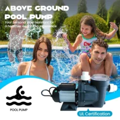 1.5HP Swimming Pool Pump – 220V Single Speed Self-Priming Pump For Above Ground Pools, Equipped W/a 1100W High-Power Copper Motor For Quiet Operation -Home Decor Store GUEST 4c98c408 98a2 44e0 a8a2 ebdb392c6ab5