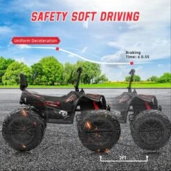 Two Seater 24V Kids ATV, 4x4 Kids Electric 4 Wheeler Quad Ride On Car Toy 9 Two Seater 24V Kids ATV, 4x4 Kids Electric 4 Wheeler Quad Ride On Car Toy -Home Decor Store GUEST 4e406c10 2eca 4eb6 923b cad4c1559f76