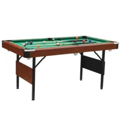 5.5 Ft Billiard Table,Portable Folding Pool Table,Pool Arcade Game Table With Balls, Cues, Chalk, Brush And Triangle, For Family Game Room -Home Decor Store GUEST 507dd7c7 d7da 4a2c 866c c1db481a1673