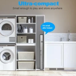 6FT Mid-Size Table Tennis Game Set - Indoor/Outdoor Portable Table Tennis Game With Net, 2 Table Tennis Paddles And 3 Balls,Stable Structure -Home Decor Store GUEST 50b3f744 91c9 4f25 9864 80b71cc5b941