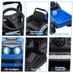 Garvee 12V Kids Ride On Tractor With Trailer, Electric Tractor With Remote Control,Safety Belt,for Boys Girls -Home Decor Store GUEST 50d5ff73 e5b2 4ac2 a406 13875fb2ba53