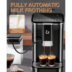 Espresso Machine With Milk Tank, 20 Bar, Built-In & Adjustable Espresso Bean Grinder, 1-15 Adjustable Grind Size Levels -Home Decor Store GUEST 56b12735 03ee 433e 99b1 0f62a7aefe45