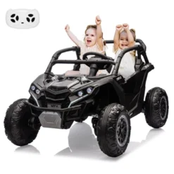 2-Seater Electric Utv For Kids, 24V 4WD Ride-On Car With Remote Control, Battery-Powered Off-Road Toy 16 2-Seater Electric Utv For Kids, 24V 4WD Ride-On Car With Remote Control, Battery-Powered Off-Road Toy -Home Decor Store GUEST 5992bfb0 5105 42d8 a5f5 9f1feb170936